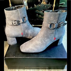 NIB Marc Joseph NY Suede Booties